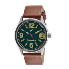 Fastrack Analog Green Dial Boy's Watch - 3001SL11