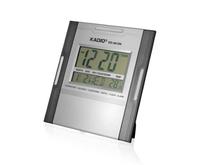 Kadio LCD Digital Wall + Table Clock (KD-3810N) - Gray