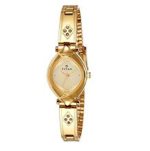 Titan Gold Tone Analog Watch For Women-2417YM04