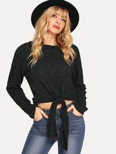 Knot Hem Sweater