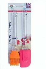 Ganesh Fruit/Vegetable Chopper With Silicon Brush & Spatula- Color Assorted