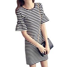 SALE- 2019 New Fashion Casual Summer Dress Women Puff-Sleeve