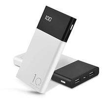 Morui 10000mAh Li-Polymer Power Bank (White/Black) (10K