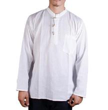 Pack of 3 Full Sleeve Linen T-shirt-White/Black/Green