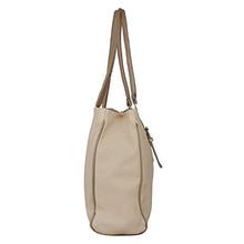 Bags Villa PU Leather Handbag for Women and Girls Ivory