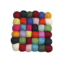 Pack Of 6 Felt Square Shape Tea Coaster