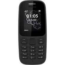 Nokia 105 (Dual SIM, Black) Mobiles