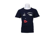 Printed Round Neck T-shirt - eyes