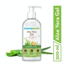 Mamaearth Aloe Vera Gel with Pure Aloe Vera & Vitamin E for Skin and Hair - 300ml