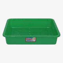 Baagmati Green Plastic Fruit & Vegetable Basket- Small