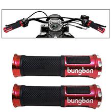 Red Bungbon Motorcycle Handle Bike Grip