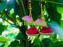 Silk thread Earrings for women