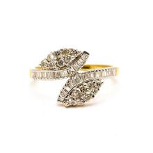 18K Gold Diamond Ring For Women DRG-6504
