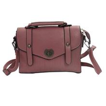 Blush Pink Front Lock Sling Bag  For Women