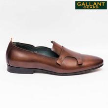 Gallant Gears Black Slip on Formal Leather Shoes For Men - (MJDP30-20)