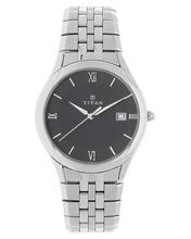 Titan Black Dial Analog Watch For Men - 1654KM04