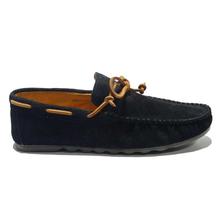 Suede Slip On Loafer For Men - Black