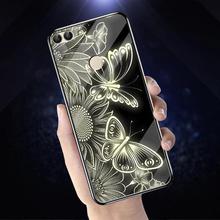 Luxury Tempered Glass Case For Huawei P Smart Case Silicon Nova Lite 2