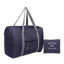 Folding Duffel Bag Dark Blue