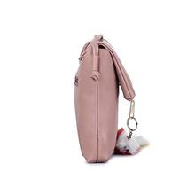 GLOSSY PU Sling Bag For Women - Pink