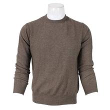 Brown Round Neck Sweater For Men