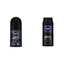 Nivea Deep Impact Roll On, 50ml and Face Wash, 100ml with