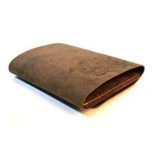 Leaderachi Hunter Leather Men's Trifold Wallet