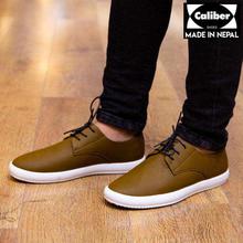 Caliber Shoes Henna Green Casual Lace Up  Shoes For Men - ( 656 O )