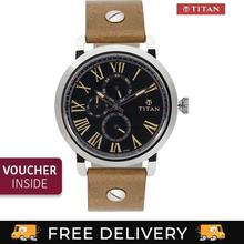 Titan Chronograph Black Dial Men's Watch - 9466KM11