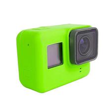 Green Silicone Cover Protective Housing Case Silicone Lens Cap for Gopro Hero 5-GO211GN
