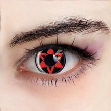 Neo Cosmo Red & Black Crazy Contact Lenses