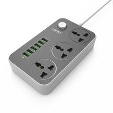 LDNIO SC3604 Power Strip 3 AC Universal Sockets + 6 USB Ports