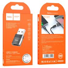 Hoco UA17 Adapter USB Male to Type-C Female Adapter