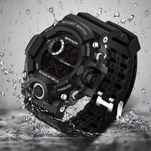 2018 Military Electronic Wrist Watch Sport Top Brand Sanda Digital