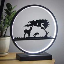 Creative LED Light Modern 18W Metal Deer Lamp For Home Decoration 30 X 33cm