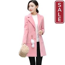 SALE-Woolen coat _ woolen coat mid-length Korean version