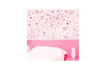 Red Creative Heart Shaped Wall Decor Stickers