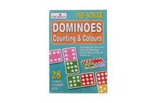 Creative Educational Aids Dominoes Card Game (Counting And Colours) - Green