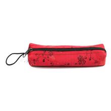 Red Small Silk Pencil Bag