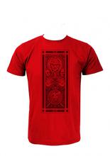 Wosa - Calender Print GOT Red T-shirt For Men