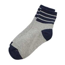 Grey/Navy Striped Socks For Women - 2001