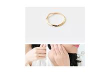 Stylish Waved Curved Korean Finger Ring