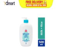 Johnson & Johnson Baby Lotion Milk + Rice - 500ml