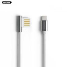 REMAX RC-054a Emperor Series Type C to Reversible USB 2.0 Head Fast & Durable Charging / Data Sync Cable - Silver