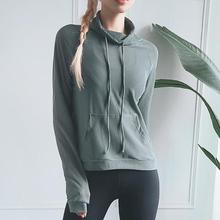Sports Top_2019 Quick-Dry Sports Top High Neck Loose Long