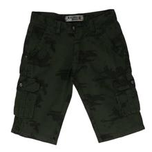 Army Green Printed Shorts For Men