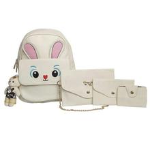 4 In 1 Bunny Designed Backpack For Women