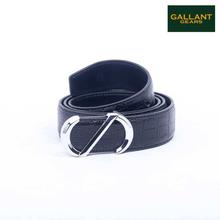 Gallant Gears Black Leather Belt for Men ( 09 )