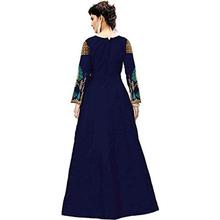 Smily Creation Women's Silk Embroidered  Anarkali Long Gown