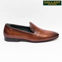 Gallant Gears Coffee Slip on Formal Leather Shoes For Men - (139-24)